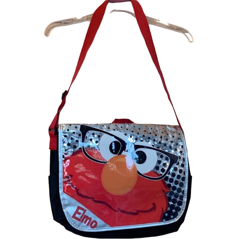 Sesame Street Elmo Red and Black Tote Bag